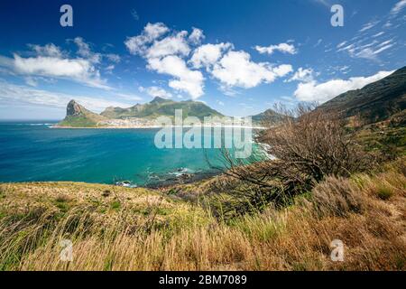 Dramatische Landschaft in Hout Bay, Kapstadt-Halbinsel, Südafrika Stockfoto