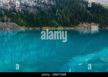 lake Morraine Sceneries, Banff National Park, Alberta, Kanada Stockfoto