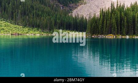 lake Morraine Sceneries, Banff National Park, Alberta, Kanada Stockfoto