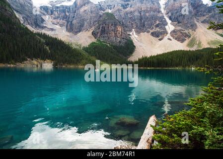 lake Morraine Sceneries, Banff National Park, Alberta, Kanada Stockfoto