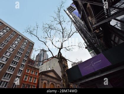 Manhattan, New York, NY, USA - 4. Dezember 2019. Bauarchitektur in Flatiron District, Manhattan, New York, NY, USA. Stockfoto