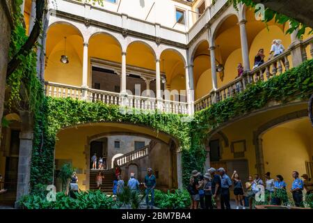 Mirador del Rei Marti in Barcelona, Katalonien, Spanien. Stockfoto