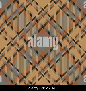 Tartan Schottland nahtlose karierte Muster Vektor. Retro Hintergrund Stoff. Vintage Farben prüfen Square geometrische Textur für Textildruck, Geschenkpapier Stock Vektor