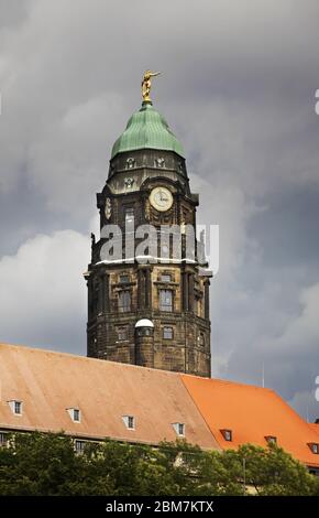 Neues Stadthaus in Dresden. Deutschland Stockfoto