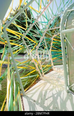 Sommerhauptpavillon Serpentine Galleries Serpentine Pavilion 2015, Kensington Gardens, London, W2 3XA von Selgascano Jose Selgas Lucia Cano Stockfoto