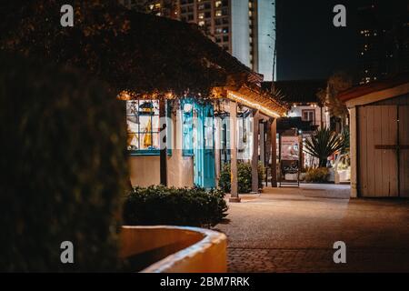 Gaslamp quartier in San Diego Stockfoto