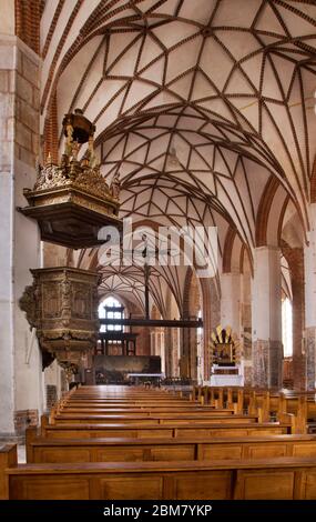 Kirche St. Katharina in Danzig. Polen Stockfoto