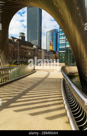 Platz der Republik, Frankfurt am Main, Hessen, Deutschland. Stockfoto