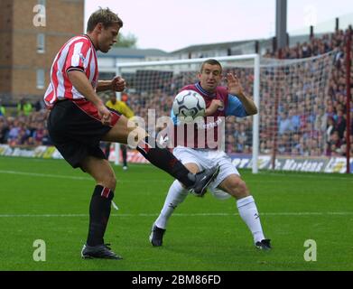 LONDON, Großbritannien, OKTOBER 20: Paolo Di Canio von West Ham United während der Barclaycard Premiership zwischen West Ham United und Southampton am Boleyn Ground, UPT Stockfoto