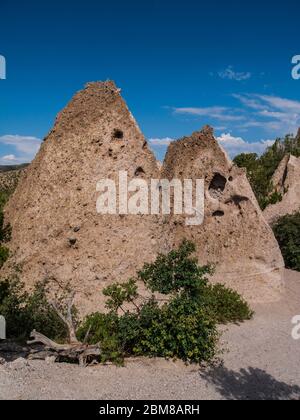 Kasha-Katuwe Tent Rocks National Monument, New Mexico. Stockfoto