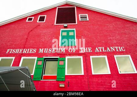 Lunenburg, Kanada - 14. August 2016: Fischereimuseum des Atlantiks Stockfoto