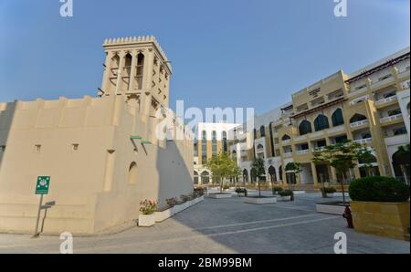 Leere Straßen in Souq Waqif, Doha, Katar Stockfoto