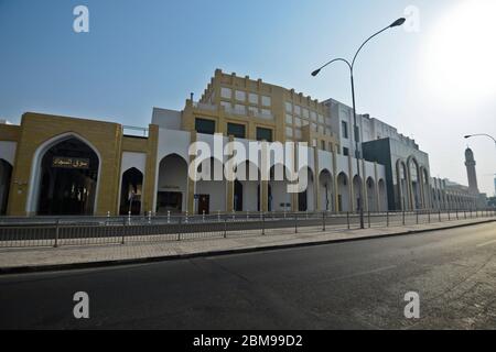 Leere Straßen in Souq Waqif, Doha, Katar Stockfoto