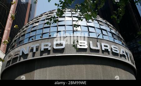 Börse Mexiko, Mexiko-Stadt, Mexiko Stockfoto