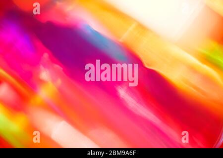 Abstrakt diagonal festlich verschwommen futuristisch digital Party Hintergrund mit glatten Blended lebendige gesättigte warme festliche Farbverlauf Farben Stockfoto