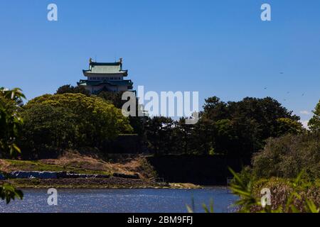 Nagoya, JAPAN - 29. April 2016: Schloss Nagoya in der Stadt Nagoya, Japan., Nagoya-Jo in Aichi Stockfoto