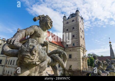 Röhrenbach: Schloss Greillenstein, in Waldviertel, Niederösterreich, Niederösterreich, Österreich Stockfoto