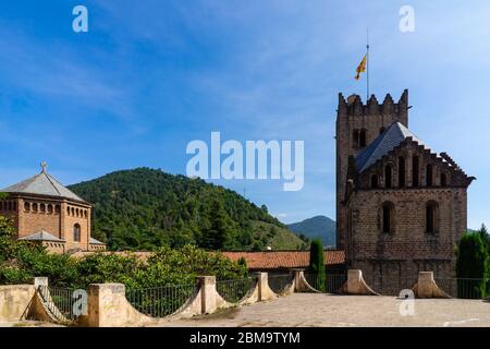 Kloster Santa Maria in Ripoll, Katalonien, Spanien Stockfoto