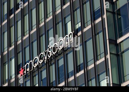 Macy's Tech San Francisco Office Exterieur am 2020. Macy's schließt seine Tech-Büros in San Francisco, um sein Geschäft zu rationalisieren. Stockfoto