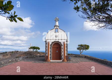 La Gomera - Kirche Ermita San Isidor auf dem Kalvarienberg bei Alajero Stockfoto