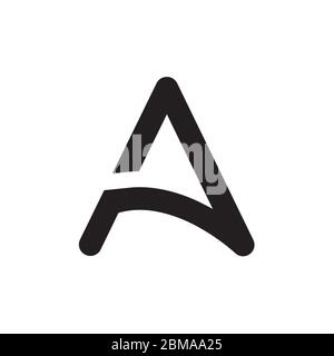 Anfangsbuchstabe EIN Logo Design Vektor Stock Vektor