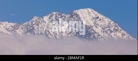 MONTAÑAS INVIERNO. PARQUE NACIONAL GRAN PARADISO. VALNONTEY. VALLE DE AOSTA. ALPEN. ITALIEN. Stockfoto