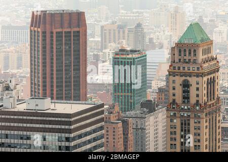 Blick auf New York City, USA, New York City Stockfoto