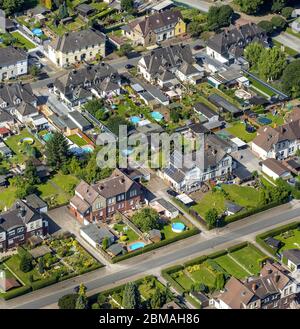 , Mehrfamilienhaus Kolonie Oberbecker in Luenen, 16.08.2016, Luftaufnahme, Deutschland, Nordrhein-Westfalen, Ruhrgebiet, Luenen Stockfoto