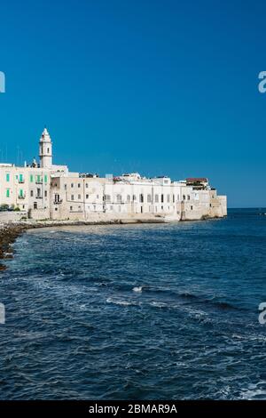 Panoramablick von Molfetta. Puglia. Italien. Stockfoto