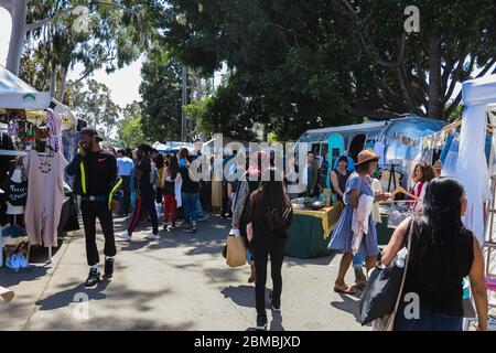 Melrose Trading Post Los Angeles Kalifornien Stockfotografie Alamy