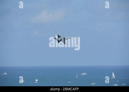 FORT LAUDERDALE, FL - MAI 04: U.S. Navy Blue Angels Team tritt in der Ford Lauderdale Air Show am 4. Mai 2019 in Fort Lauderdale, Florida auf. Personen: Blue Angels Kredit: Storms Media Group/Alamy Live News Stockfoto