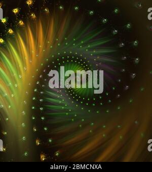 Abstrakt fraktal Hintergrund schöne Spirale Computer-Bild. Schöner abstrakter Hintergrund für Album, Poster, Booklet. Fraktale digitale Grafik für cr Stockfoto