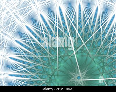 Abstrakter Hintergrund. Raster fraktale Grafiken. Serie abstraktes Design ist aus einer fraktalen Spirale gemacht. Stockfoto
