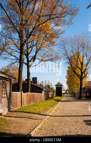 Das Konzentrationslager Auschwitz war ein Komplex von über 40 Konzentrations- und Vernichtungslagern, die von Nazi-Germa betrieben wurden Stockfoto