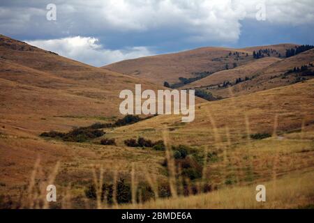 Die mächtigen offenen Länder von Montana Stockfoto