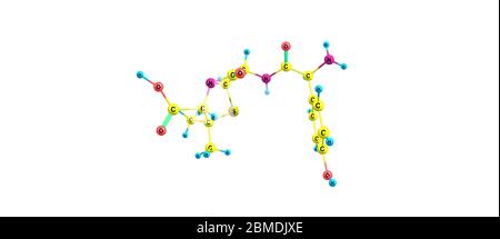 Amoxicillin ist ein Antibiotikum, das für die Behandlung einer Reihe von bakteriellen Infektionen nützlich ist: Mittelohrinfektionen, Halsstrepfen, Lungenentzündung, Hautinfektion Stockfoto