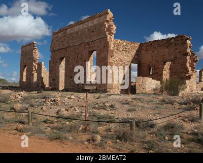 Ruinen der Farina Township Stockfoto