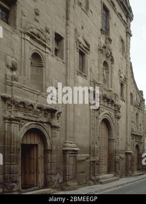 FACHADA DEL CONVENTO DE LAS DOMINICAS. Lage: AUSSEN. Tudela. NAVARRA. SPANIEN. Stockfoto