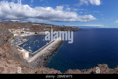 Playa de Santiago an der Südküste von La Gomera, Kanarische Inseln Stockfoto