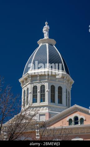 Dome im Presidio County Courthouse in Marfa, Texas, USA Stockfoto