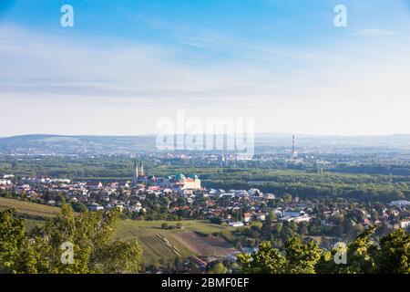 Klosterneuburg Kloster im Weinviertel. Stadt und Kloster in Niederösterreich, Europa. Stockfoto