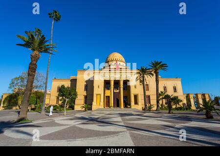 Blick auf das Königliche Theater auf der Avenue Mohammed VI, Marrakesch, Marokko, Nordafrika, Afrika Stockfoto