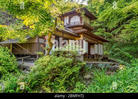 Choshukaku Haus am Sankeien Garden, Yokohama, Kanagawa, Japan. Im Jahre 1623 während Edo Periodat gebaut und benannt es im Jahre 1922 Duri zog Kulturgut Stockfoto