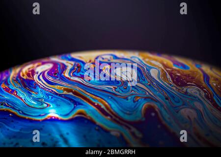 Planet wie Seifenblase in Cupertino geschossen Stockfoto