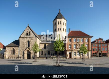 Paderborn, Gaukirche St. Ulrich von Norden Stockfoto