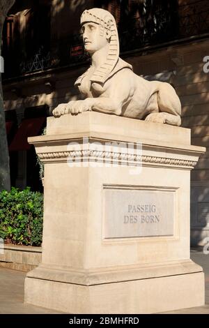 Passeig Des Born, Palma De Mallorca, Mallorca, Balearen, Spanien, Europa Stockfoto