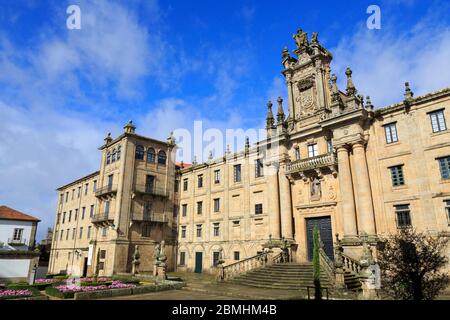 Mosteiro de San Martino Pinario in Old Town, Santiago De Compostela, Galicien, Spanien, Europa Stockfoto