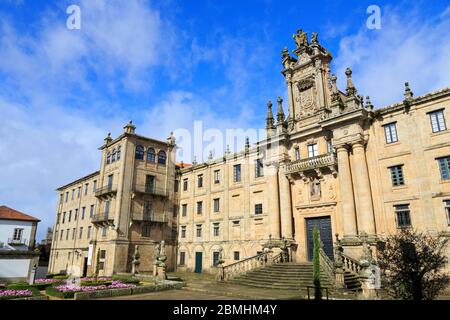 Mosteiro de San Martino Pinario in Old Town, Santiago De Compostela, Galicien, Spanien, Europa Stockfoto