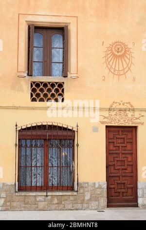 Architektur am Strand von St. Sabastian, Sitges, Katalonien, Spanien, Europa Stockfoto