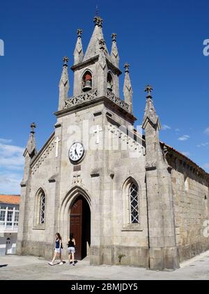 Iglesia de San Marcos. Corcubión. La Coruña. Galicien. España Stockfoto